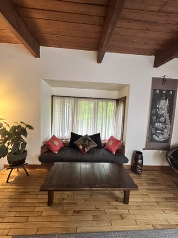 Meditation & fireplace sitting 3